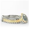 Image 9 : Rolex Men's Two Tone Green Diamond & Emerald Datejust Wristwatch