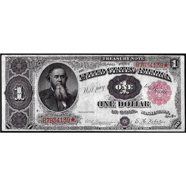 1891 $1 Treasury Note