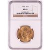 Image 1 : 1932 $10 Indian Head Eagle Gold Coin NGC MS63
