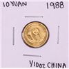 Image 1 : 1988 China 10 Yuan 1/10 oz. Panda Gold Coin