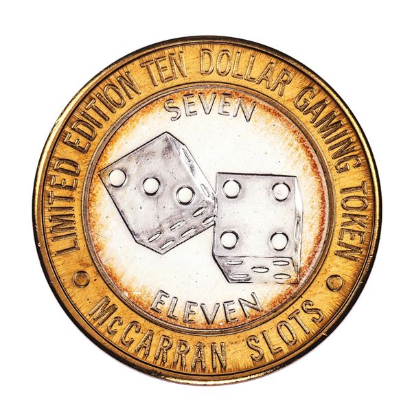 .999 Silver McCarran International Airport Las Vegas, NV $10 Limited Casino Token