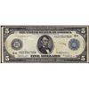 Image 1 : 1914 $5 Federal Reserve Note St. Louis
