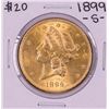 Image 1 : 1899-S $20 Liberty Head Double Eagle Gold Coin