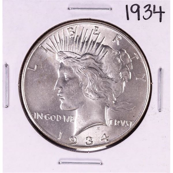1934 $1 Peace Silver Dollar Coin