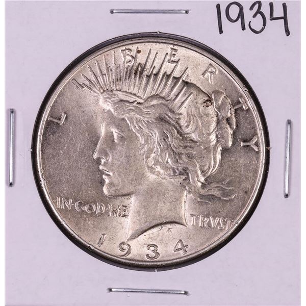 1934 $1 Peace Silver Dollar Coin