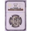 Image 1 : 1952-S Franklin Half Dollar Coin NGC MS64