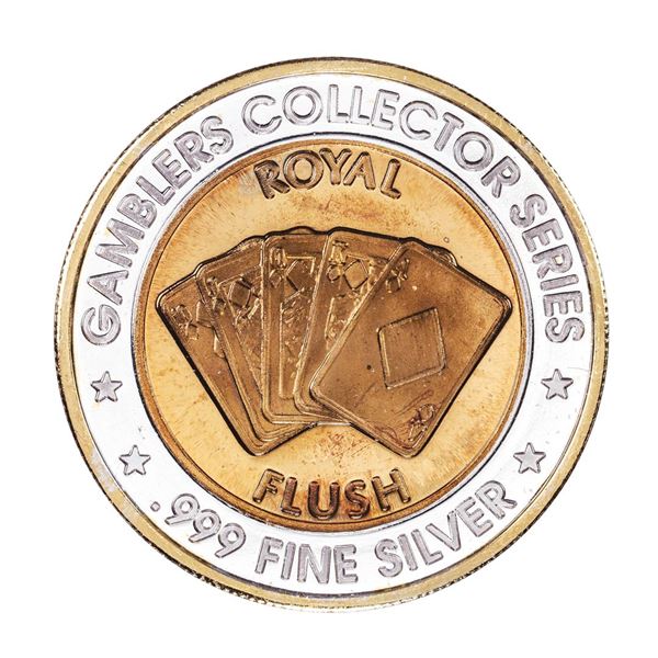 .999 Fine Silver President Casino on the Admiral $10 Limited Edition Gaming Token