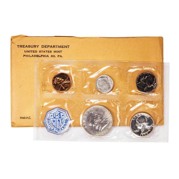 1960 Small Date (5) Coin Proof Set in Envelope
