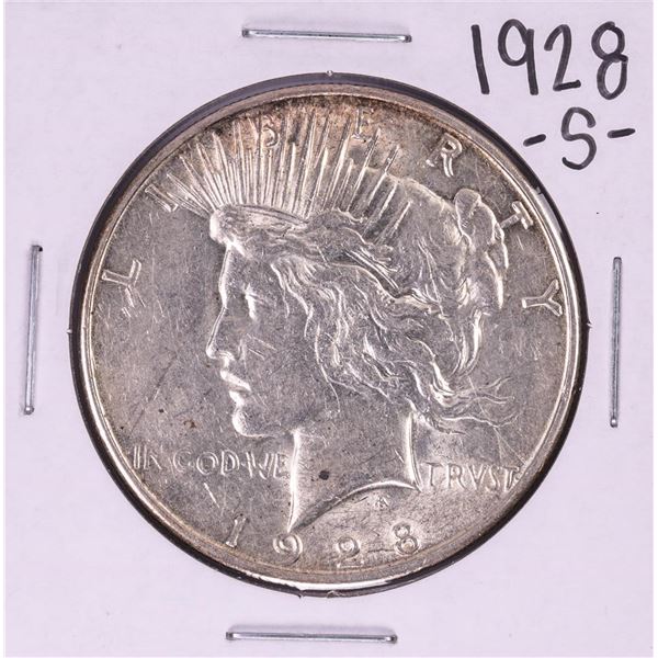 1928-S $1 Peace Silver Dollar Coin