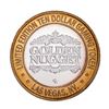 Image 2 : .999 Silver Golden Nugget Las Vegas $10 Limited Edition Casino Gaming Token