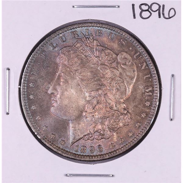 1896 $1 Morgan Silver Dollar Coin Nice Toning