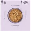 Image 1 : 1902 $5 Liberty Head Half Eagle Gold Coin