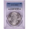Image 1 : 1887 $1 Morgan Silver Dollar Coin PCGS MS64