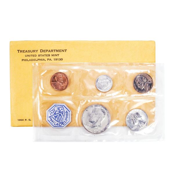 1964 (5) Coin Proof Set in Envelope
