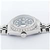 Image 9 : Rolex Ladies Stainless Steel Black Diamond Lugs Datejust Wristwatch