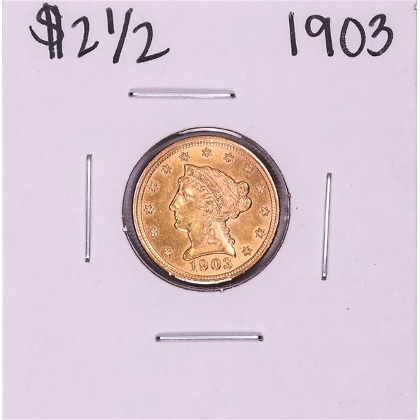 1903 $2 1/2 Liberty Head Quarter Eagle Gold Coin