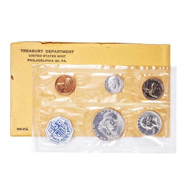 1961 (5) Coin Proof Set in Envelope