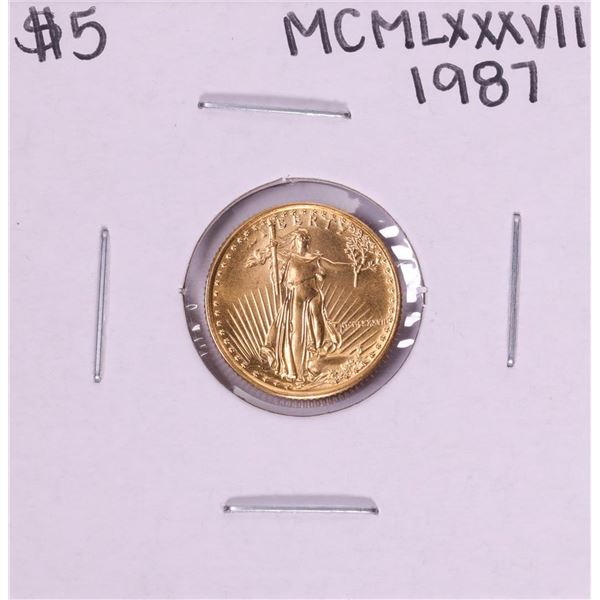 1987 $5 American Gold Eagle Coin