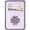Image 1 : 1957 Proof Jefferson Nickel Coin NGC PF69