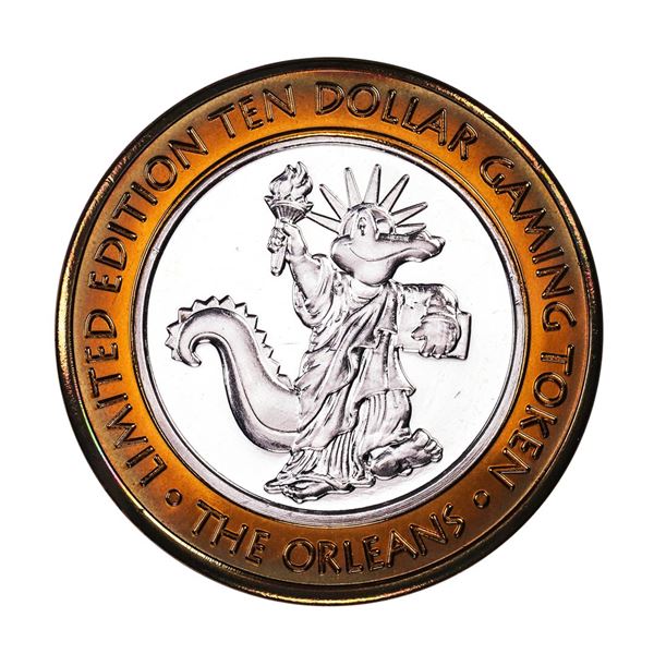 .999 Silver The Orleans Hotel & Casino Las Vegas, NV $10 Limited Edition Gaming Token