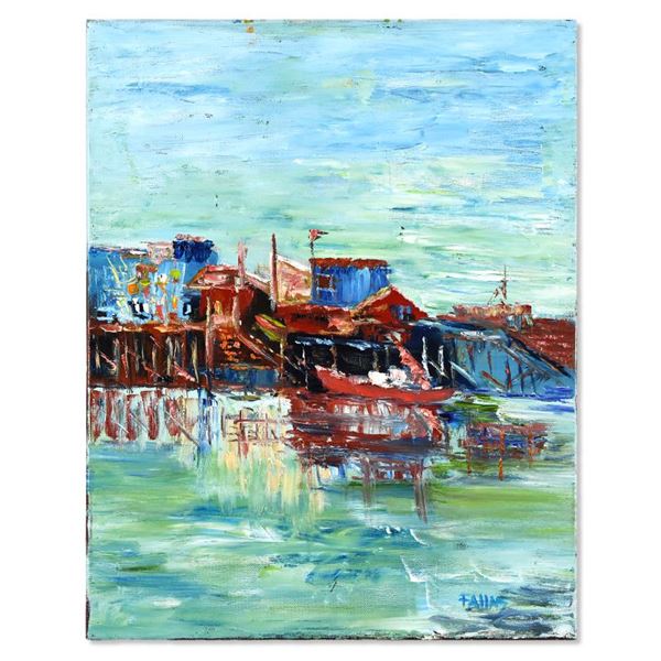 Fallas "New England Vista" Original Oil On Canvas