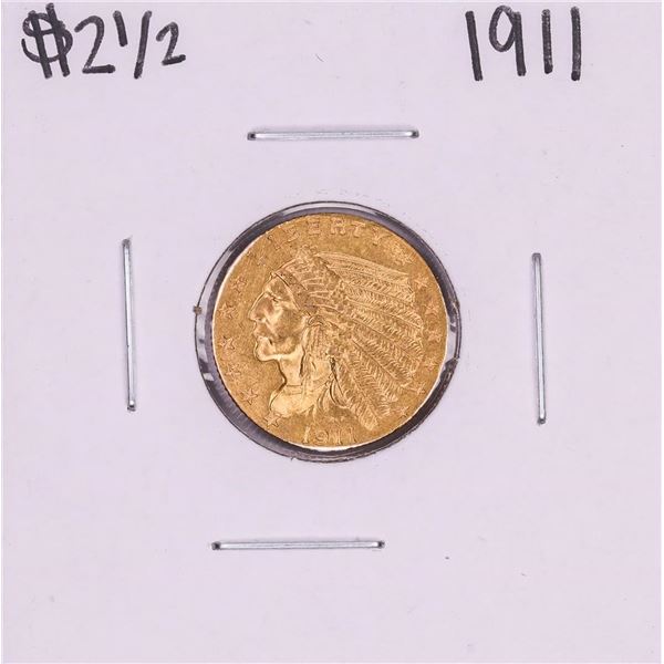 1911 $2 1/2 Indian Head Quarter Eagle Gold Coin