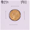 Image 1 : 1911 $2 1/2 Indian Head Quarter Eagle Gold Coin