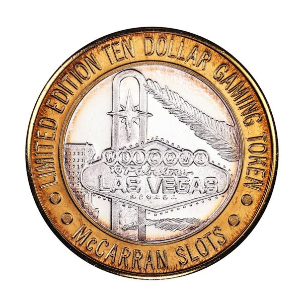 .999 Silver McCarran International Airport Las Vegas, NV $10 Limited Casino Token