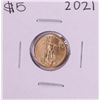 Image 1 : 2021 $5 American Gold Eagle Coin