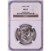 Image 1 : 1948-D Franklin Half Dollar Coin NGC MS65