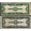 Image 2 : Lot of (2) 1923 $1 Silver Certificate Notes