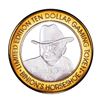 Image 1 : .999 Silver Binion's Horseshoe Las Vegas, NV $10 Casino Limited Edition Gaming Token