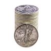 Image 1 : Roll of (20) 1934-1941 Walking Liberty Half Dollar Coins