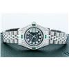 Image 9 : Rolex Ladies Stainless Steel Diamond & Emerald Datejust Wristwatch With Rolex Box