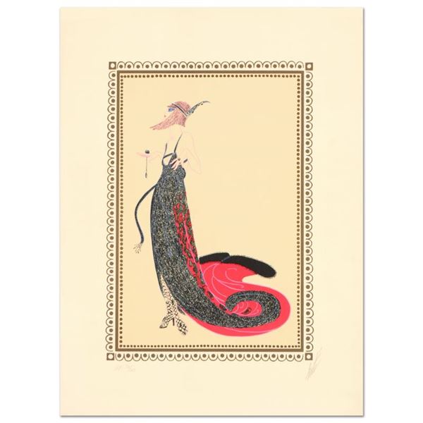 Erte (1892-1990)  Black Magic  Limited Edition Serigraph On Paper