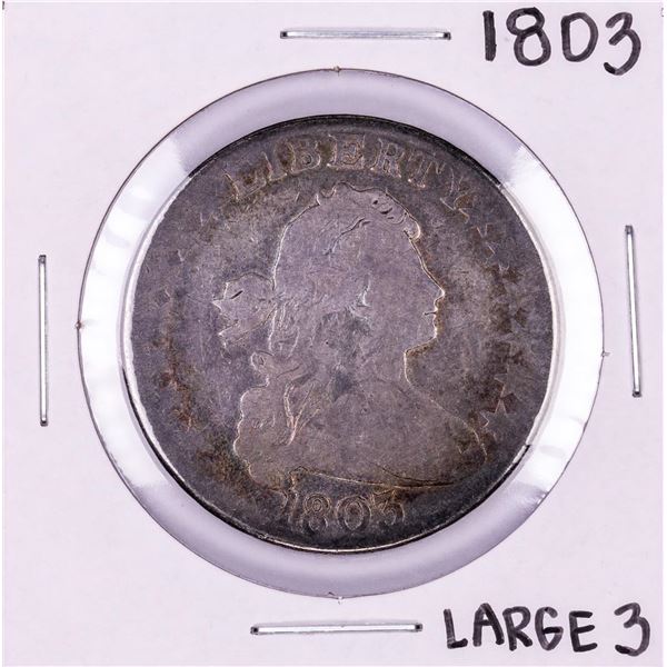 1803 Large 3 $1 Draped Bust Half Dollar Coin