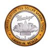 Image 2 : .999 Fine Silver Caesars Palace Las Vegas $10 Limited Edition Gaming Token