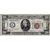 Image 1 : 1934A $20 Hawaii WWII Emergency Issue Federal Reserve Note