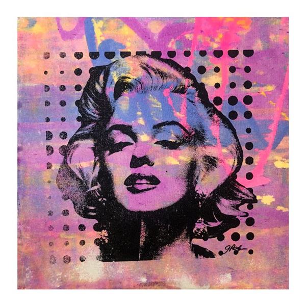 Rodgers "Marilyn Monroe" Original Mixed Media On Canvas