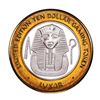 Image 1 : .999 Silver Luxor Las Vegas, NV Casino $10 Casino Limited Edition Gaming Token