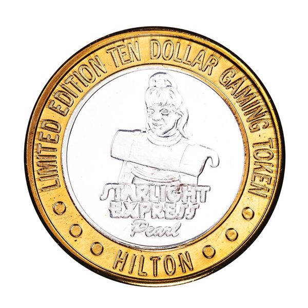 .999 Silver Hilton Las Vegas, Nevada $10 Casino Limited Edition Gaming Token