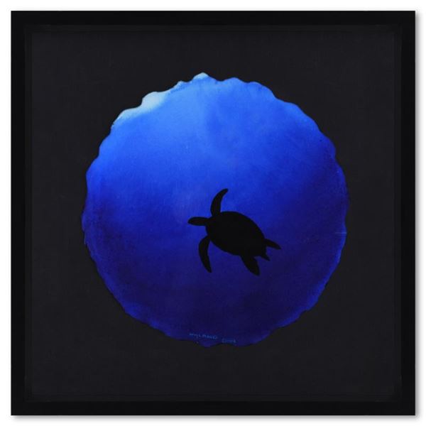 Wyland "Turtle Abstract" Original Watercolor On Paper