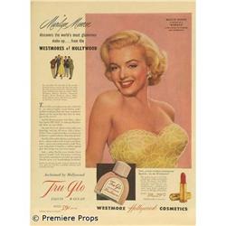 Marylin Monroe "Life" Mag. 1953 Ad Movie Props