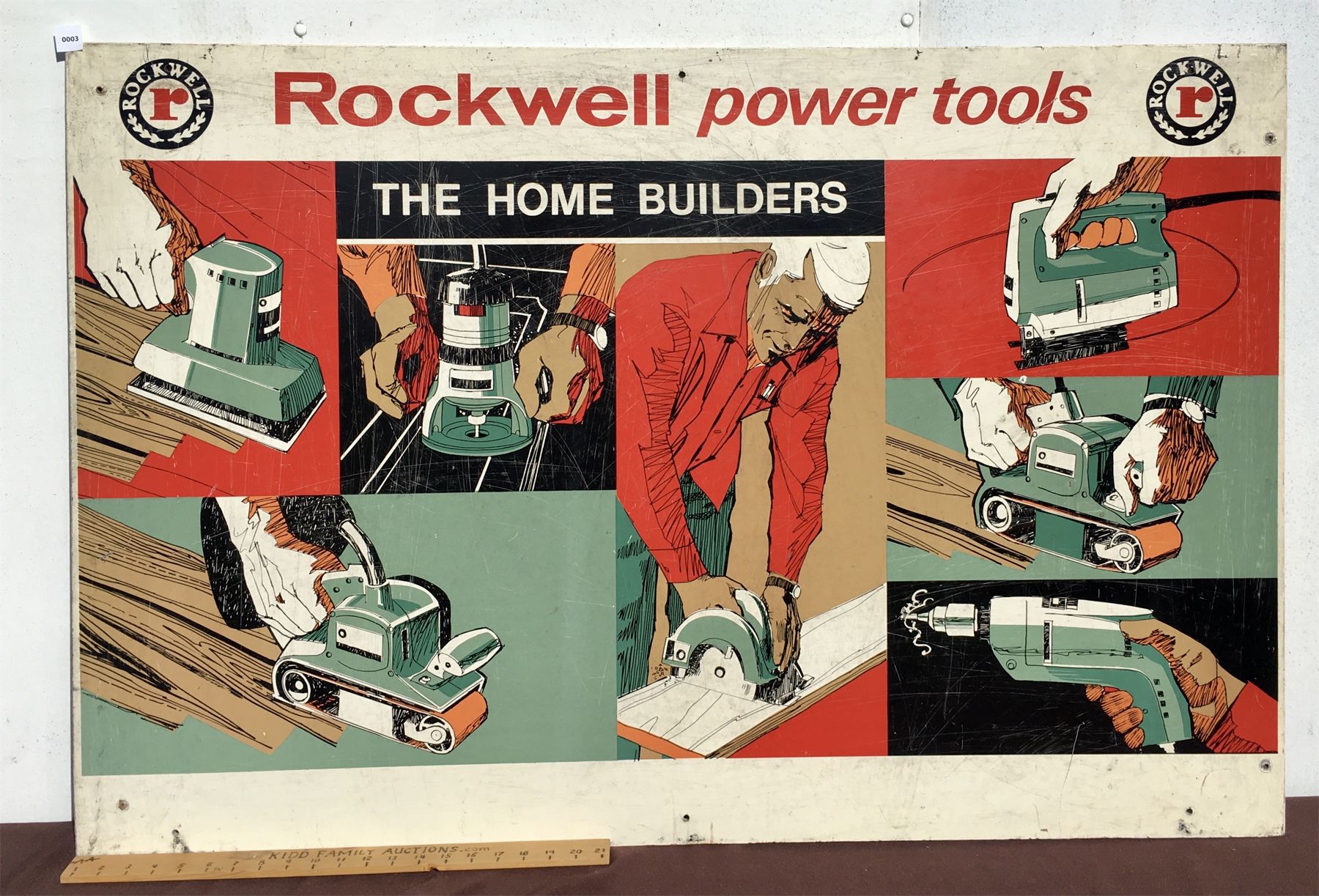 ROCKWELL POWER TOOLS - MASONITE SINGLE SIDED SIGN - 32