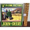 Image 1 : JOHN DEERE REPRODUCTION VICTORY SSP SIGN - 10 X 10 INCHES