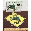 Image 1 : LOT OF 2 - JOHN DEERE SST SIGNS - 12 X 12 AND 14 X 10 INCHES