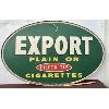 Image 1 : EXPORT CIGARETTES DOUBLE SIDED CARDBOARD SIGN - 42 X 66 INCHES