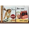Image 1 : LOT OF 2 - COCA-COLA SST SIGNS - 12 X 16 INCHES