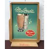 Image 2 : NEILSON'S ICE CREAM CARDBOARD ADVERTISEMENT IN WOODEN COUNTERTOP DISPLAY - 16 X 22 INCHES