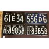 Image 1 : LOT OF 4 - ONTARIO LICENSE PLATES - 1948 TO 1961 PAIR